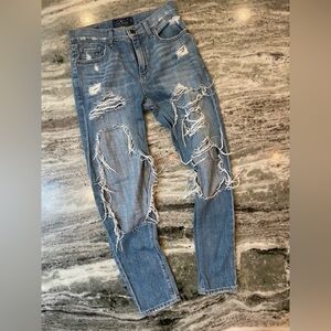 Lucky Brand Bridgette Skinny Distressed Skinny Jeans 0/25